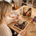 thumbnail image 6 of Halloween Ghost Pearl Art DIY Kit, 3D Plastic Pearl Painting Kit Ghost Design for Home Wall Decor for Adults and Beginners, handmade wall decor supply B, 6 of 6