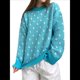thumbnail image 1 of Suéter de Larga para Mujer, Suéteres Cortos de Gran Tamaño de Otoño, Tops de Punto con Cuello Redondo y Estampado de Velero Informal Lago Azul L, 1 of 7