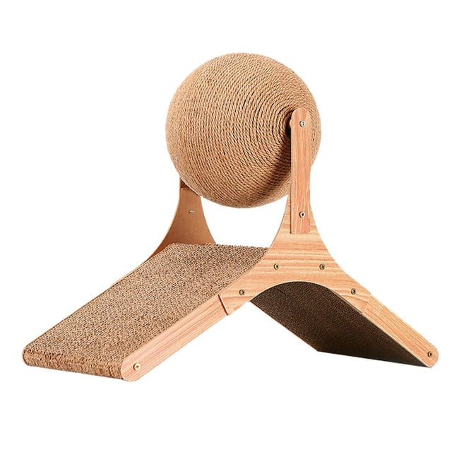 Rascador de gato de Sisal Natural Zulema Pelota para rascar gatos