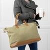 Personalized Washed Canvas Duffel Weekender Tote
