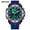 Navy Blue, variant on Men's Analog Sports Watch, LED Large Face Waterproof Wrist Watches, Dual Dial Digital Analog Watches for Men 3133