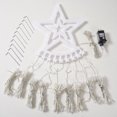 thumbnail image 3 of Star Light String Yard IP65 Decoración de la cascada impermeable Decoración LED Lámpara LED DIY Indoor Hogar Night Lighting para la decoración de fiesta Luz Frío EE. UU. Speravity HA011618-02B, 3 of 7