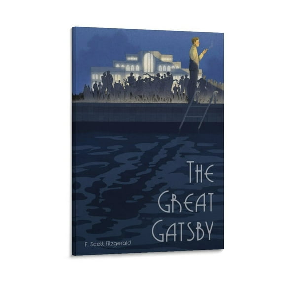 The Great Gatsby Movie Poster (8) Canvas Poster Wall Art Picture Prints Hanging Photo Gift Decor Home Posters Artworks 12x18inch(30x45cm)