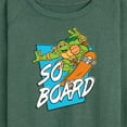 thumbnail image 3 of Teenage Mutant Ninja Turtles - So Board - Women's Lightweight French Terry Long Sleeve Shirt, 3 of 5