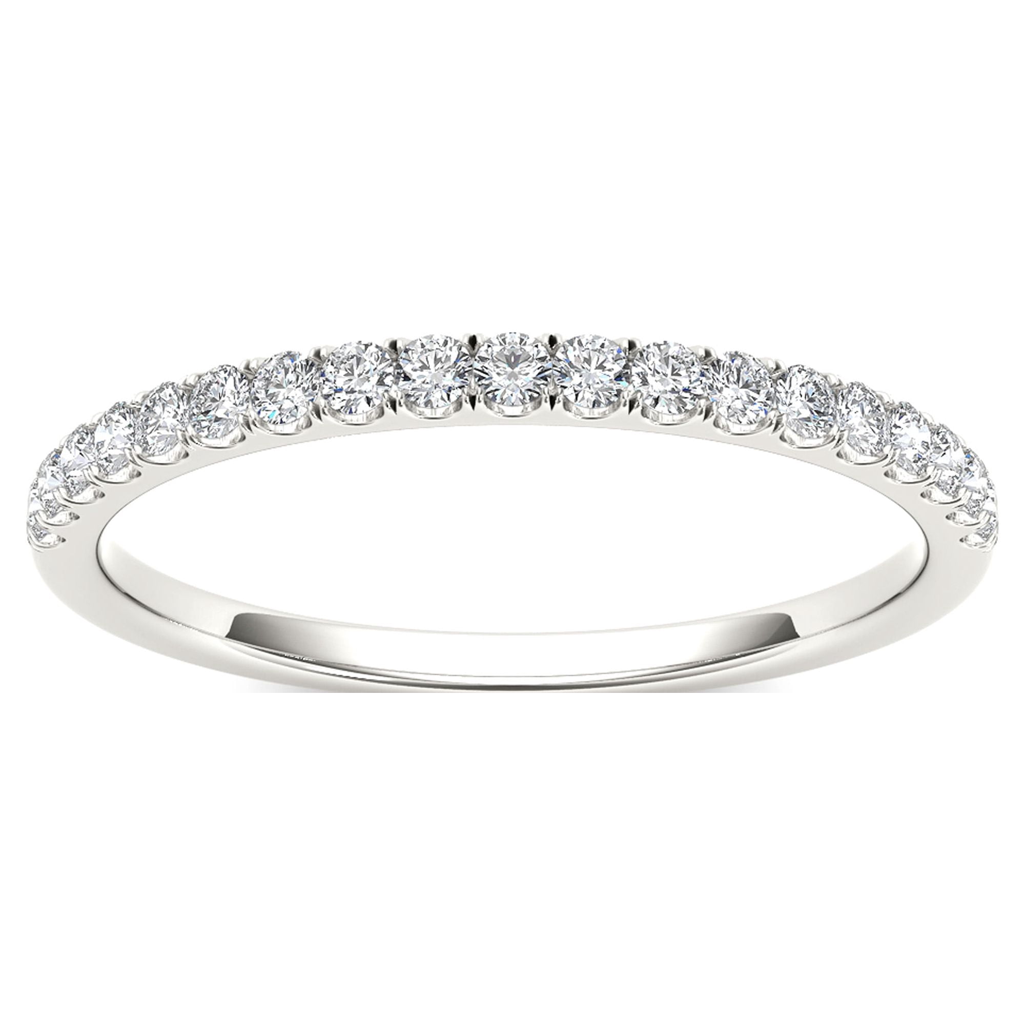 Imperial Women's 1/4Ct TDW Diamond 10K White Gold Wedding Anniversary Band