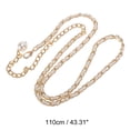 thumbnail image 3 of Ofertas Únicas 1 Pc Cadena de Cintura Cordón Ajustable Delgado para Mujeres Blanco, 3 of 6
