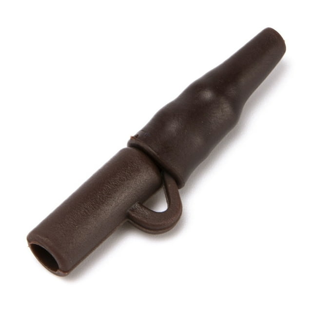 Soidarity Clip de de 30 Uds., soporte de alambre de silicona de alta resistencia, Kit de manga giratoria de fijación, accesorios para Pescar Marrón