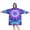 Purple Blue Tie, variant on Blue Tie Dye Spiral Pattern Wearable Oversized Blanket,Wearable Blanket Hoodie for Adults,Cozy Hooded Blankets with Super Pockets,Super Warm Fuzzy Pullover for Women & Men