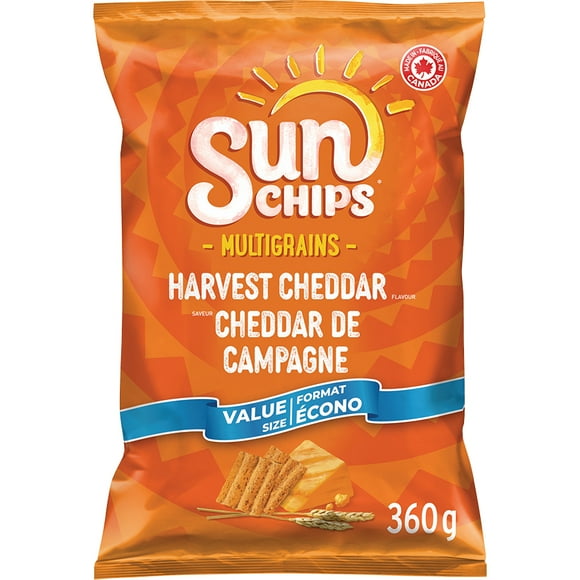 SunChips collations multigrains saveur Cheddar de campagne, format économique