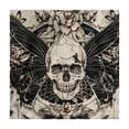 thumbnail image 4 of WYYP Skull Butterfly Tapestry Square Fitted Table Cloths 100% Polyester Fiber 40*40, 4 of 8