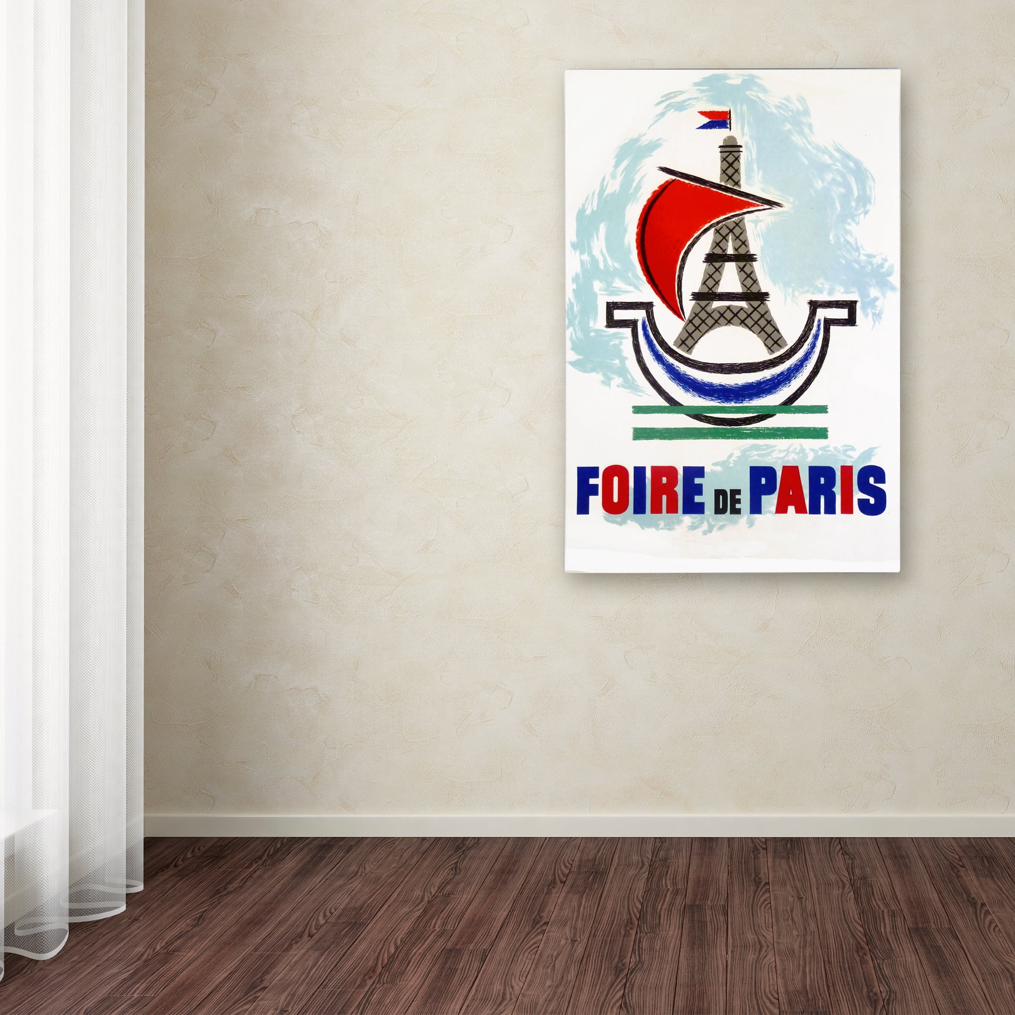 Vintage Apple Collection 'Foire De Paris' Canvas Art