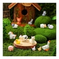 thumbnail image 3 of 24 Pcs Fairy Garden Accessories Blind Box, Resin Farm Animal Miniature Figurines, Mini Landscape Decor for Garden Yard Terrarium Succulent DIY Decoration, 3 of 7