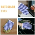 Qiysamall 4 Pcs Children's Oven Mitts Kitchen Gloves Baking Mitten Heat