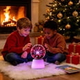 thumbnail image 6 of DAYBETTER 3.5 inch Plasma Ball, Touch Sensitive Electric Plasma Globe Lamp with 7-Color Changing Base, for Christmas, Halloween, Party, Gameday, 6 of 7