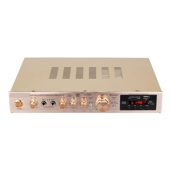 Home Amplifier Digital Auto AV HiFi Class Power Amplifiers Stereo Sound FM Radio Player Processor ,Easy to Operate