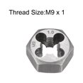 thumbnail image 3 of Unique Bargains Hexagonale Rethreading Die M9 x 1 Pas en Acier au Carbone Hexagonal Conique Pipe Die Précision Grade 6g, 3 of 3