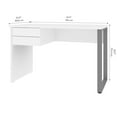thumbnail image 4 of Petite table de bureau 48L avec Patte de Métal en U Solay de Bestar, blanc clair, 4 of 4