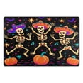 thumbnail image 2 of Non-Slip Area Rug 31"x20" Indoor Washable Floor Mats Carpet Printed for Living Room, Bedroom, Home Decor Dancing Skeleton, 2 of 7