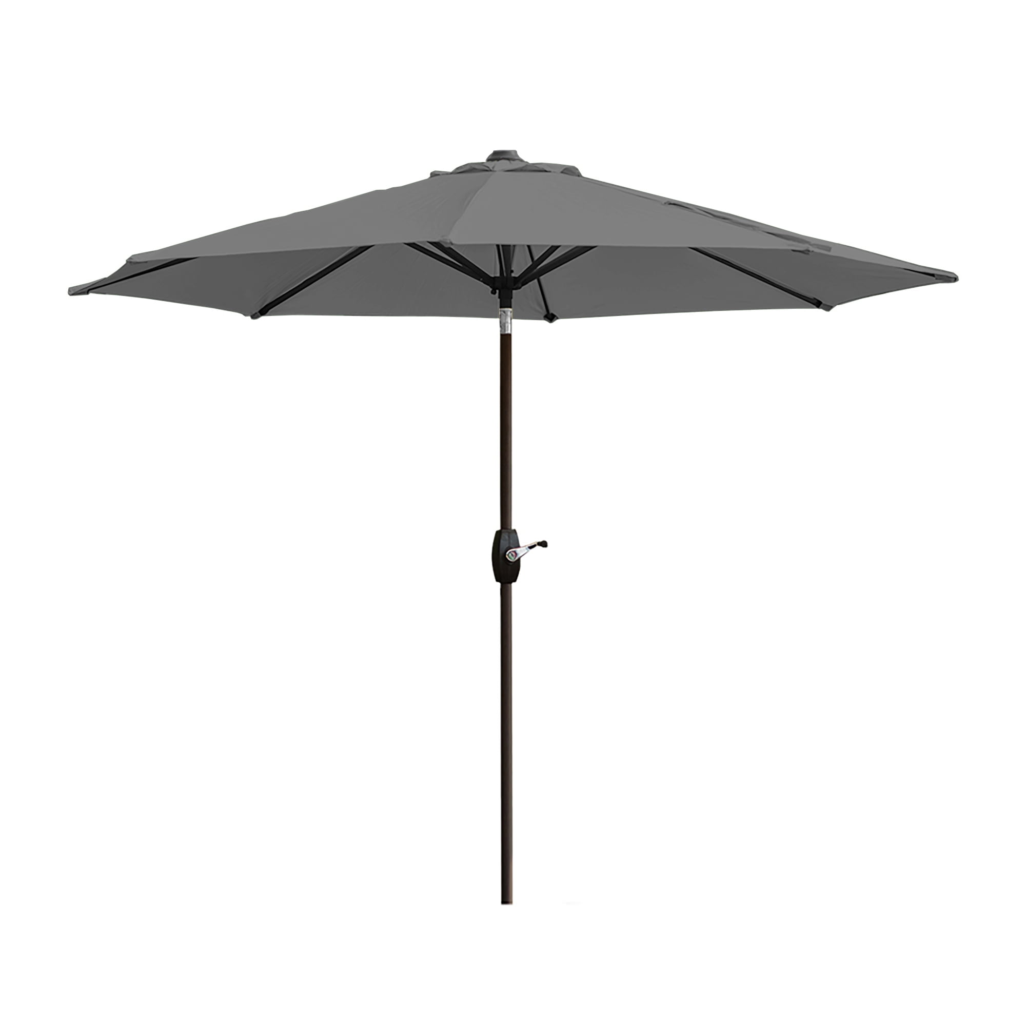 9' 1- Piece Patio Umbrellas, Gray
