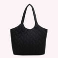 thumbnail image 3 of Bolso Mano Superior Bolsos Casuales A Bordado Acolchado Hilo Nylon Elegante para El, 3 of 8