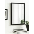 thumbnail image 6 of Kate and Laurel Makenna Traditional Rectangle Wall Mirror, 18 x 24, Black, Beaded Vintage Bathroom Mirror with Ornate Detailing and Beveled Edge Design, 6 of 7