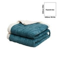 thumbnail image 3 of VOAVEKE Lightweight Ice Blanket, Summer Sleeping Pad, Lambswool Blanket Composite Thickening Nap Conditioning Blanket Small Blanket Thickening, 3 of 5