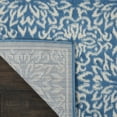 thumbnail image 3 of Nourison Jubilant Geometric Floral Ivory/Blue 2'3" x 7'3" Area Rug, (7' Runner), 3 of 7