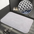 thumbnail image 4 of Asoricing Non Slip Shower Mat, 27.56x15.75 In Bathtub Mat, Strong Suction Cups, Soft Texture, Quick-Dry Drain Holes, White, 4 of 8