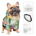 thumbnail image 3 of Balery Tropical Flowers Sudadera con Capucha para Perros Pequeños – Ropa para Mascotas, Disfraz para Perros y Gatos, Ideal para Fiestas y Cosplay-X-Small, 3 of 7