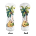thumbnail image 5 of Uorisanigo Golf Club Covers, Golf Club Driver/Fairway Wood/Hybrid Head Cover 1 3 5 UT Cover, Coconut Tree Capybara Turtle Headcovers Set Keep Clubs Dry and Clean, Funny Golfs Accessories, 5 of 7