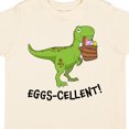 thumbnail image 4 of Inktastic Eggs-cellent Cute Easter T-rex Dinosaur Boys or Girls Toddler T-Shirt, 4 of 5