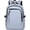 Blue, variant on AoDai Shallow-check pattern business casual backpack with multiple pockets - laptop bag for school trips, commuting or outings - large capacity backpack for campus travel