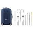 thumbnail image 3 of Mini Suitcase Manicure Set 8Pcs C - Nail Clippers Set Personal Clippers Stainless Clippers Fingernail Clippers Set Toenail Cutter Set Men’S Nail Clippers Women’S Nail Clippers Nail Clippers Kit, 3 of 8