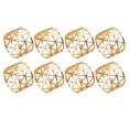 thumbnail image 1 of 8 Pcs Porte-Serviettes Rond en Maille, Ensemble de Table Adapté pour Occasions Décontractées Ou Formelles et Fêtes de Mariage, 1 of 8