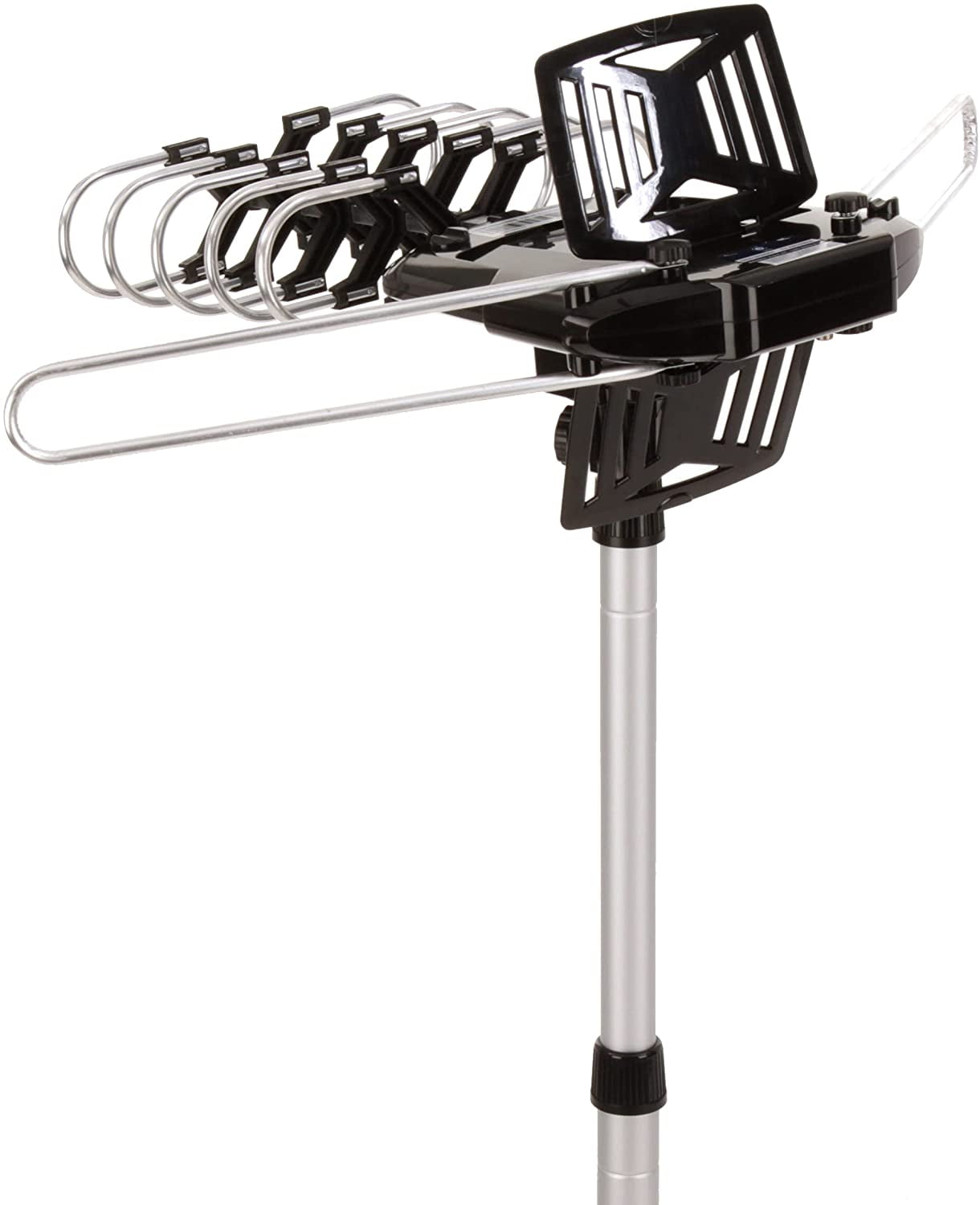 ONN HDTV Antenna Amplified Digital TV Antenna 150 Miles Range 360 Degree Rotation Outdoor