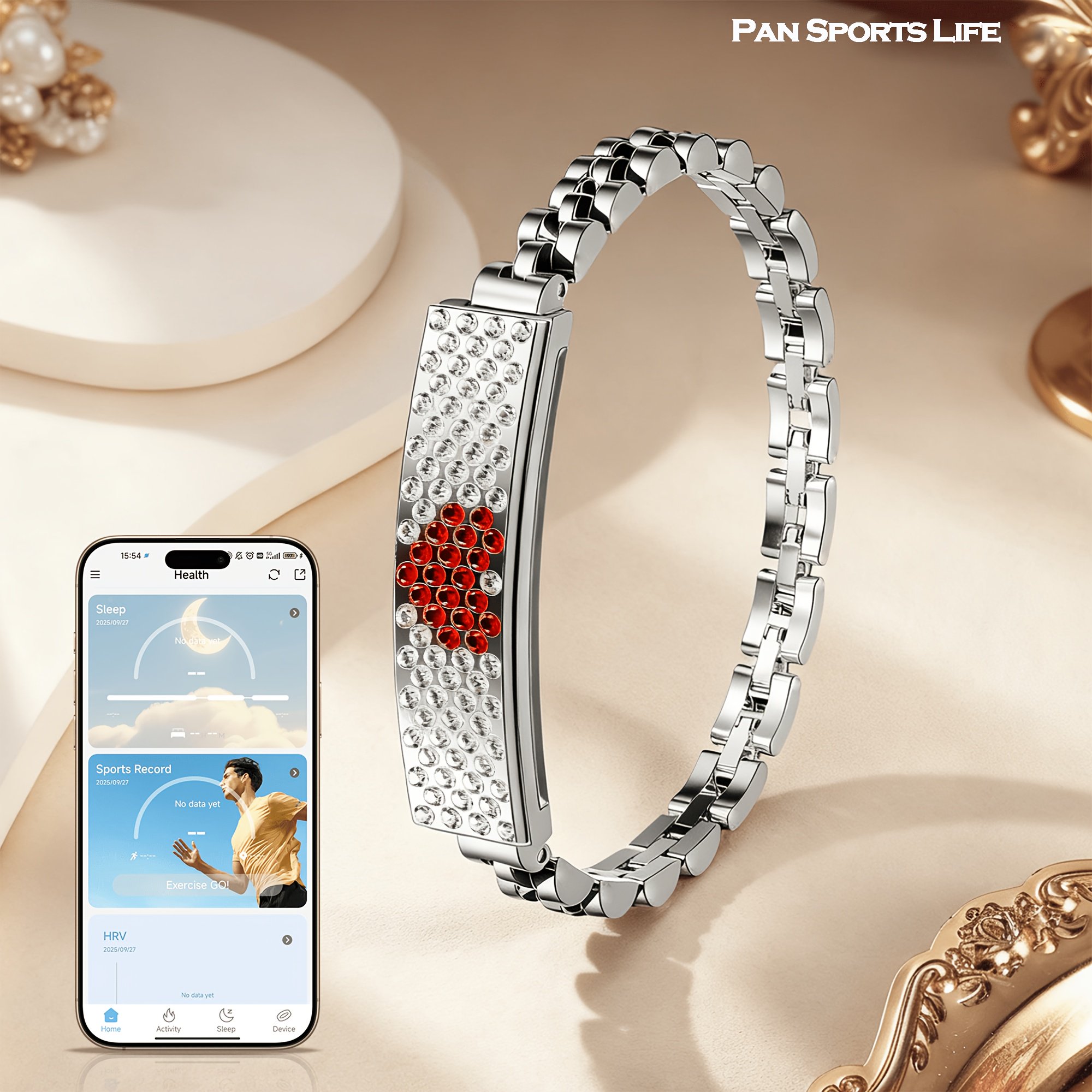 Smart Fitness Bracelet, Multi‑Sports Modes Activity Tracker, Stylish Comfortable Wearable, Calorie & Step Monitoring, Elegant Wrist Band, Ideal Holiday & Christmas Gift‑Ready for Men & Women