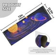 thumbnail image 3 of Solar System Starry Sky Runner Area Rug 2x6 Soft Non-Slip Washable Bedside Carpet for Hallway Bedroom Living Room Home Decor, 3 of 8