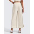thumbnail image 2 of Pantalones CRZ YOGA, ligeros y anchos, recortados para mujer, 2 of 4