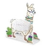 Beistle Set of 12 White Animated Llama Centerpiece 11.5”