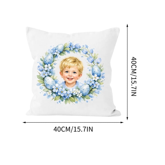 Cheapark Easter character painting cushion soft throw pillow basket stuffer for home decor all age 8 pack