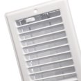 thumbnail image 2 of Imperial 4" x 10" White Louvered Steel Ceiling Register, 1-pk, 2 of 6
