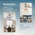 thumbnail image 6 of Pro-Mounts All Seasons 52-Inch Ceiling Fan with LED Light, Reversible Airflow, Quiet Motor, Energy-efficient, Timer, 6 of 10