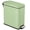 Matte Pastel Green, variant on iTouchless 3 Gallon SoftStep Slim Bathroom Step Trash Can with AbsorbX Odor Filter - Matte White