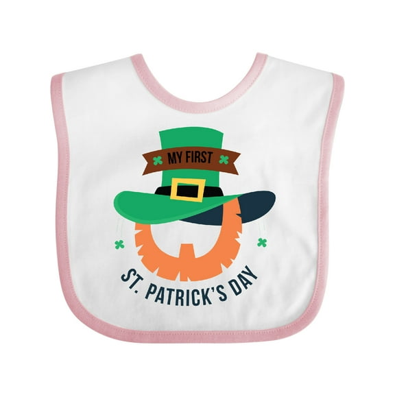 Inktastic My First St Patrick's Day Baby's First St Patricks Boys or Girls Baby Bib