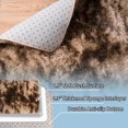 thumbnail image 6 of ZENELESS Large Fluffy Rugs for Living Room,8x10ft Rectangular Shag Rug Carpets for Living Room Bedroom Nursery Tie-dye Brown, 6 of 8