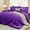 Purple, variant on 5 Pieces Twin Comforter Set, Soft Bed in a Bag Twin Size, All Season Bedding Set with Comforter, Flat Sheet, Fitted Sheet, Pillowcases & Shams, Cream Yellow