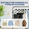 thumbnail image 4 of ACSTEP Velvet Clothes Hangers 40 Pack, Non-Slip Hangers with 360 Rotating Hook, Black, 4 of 7
