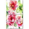 thumbnail image 2 of Fleurs Aquarelle - Impression sur Toile Florale, 2 of 3
