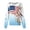 Light Blue, variant on Bbyeadc Oversize 250th Anniversary Long Sleeve Shirts for Women Gift United States Flag Button Shirt Round Neck Button Shirt Fashion Going Out Tee,Wine(L)