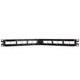 thumbnail image 3 of Panduit CPPLA24WBLY Angled 24-Port Patch Panel, Black, 3 of 4